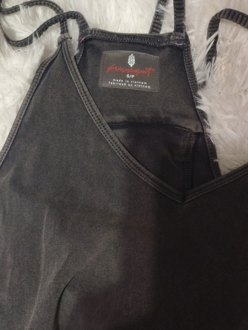 Free People Hotshot Onesie Dark Gray Small - Picture 3 of 5